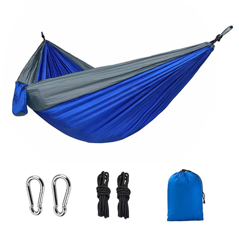 The Ridge-Line Hammock: Lightweight, Colorful, Double Wide Parachute Camping Hammock