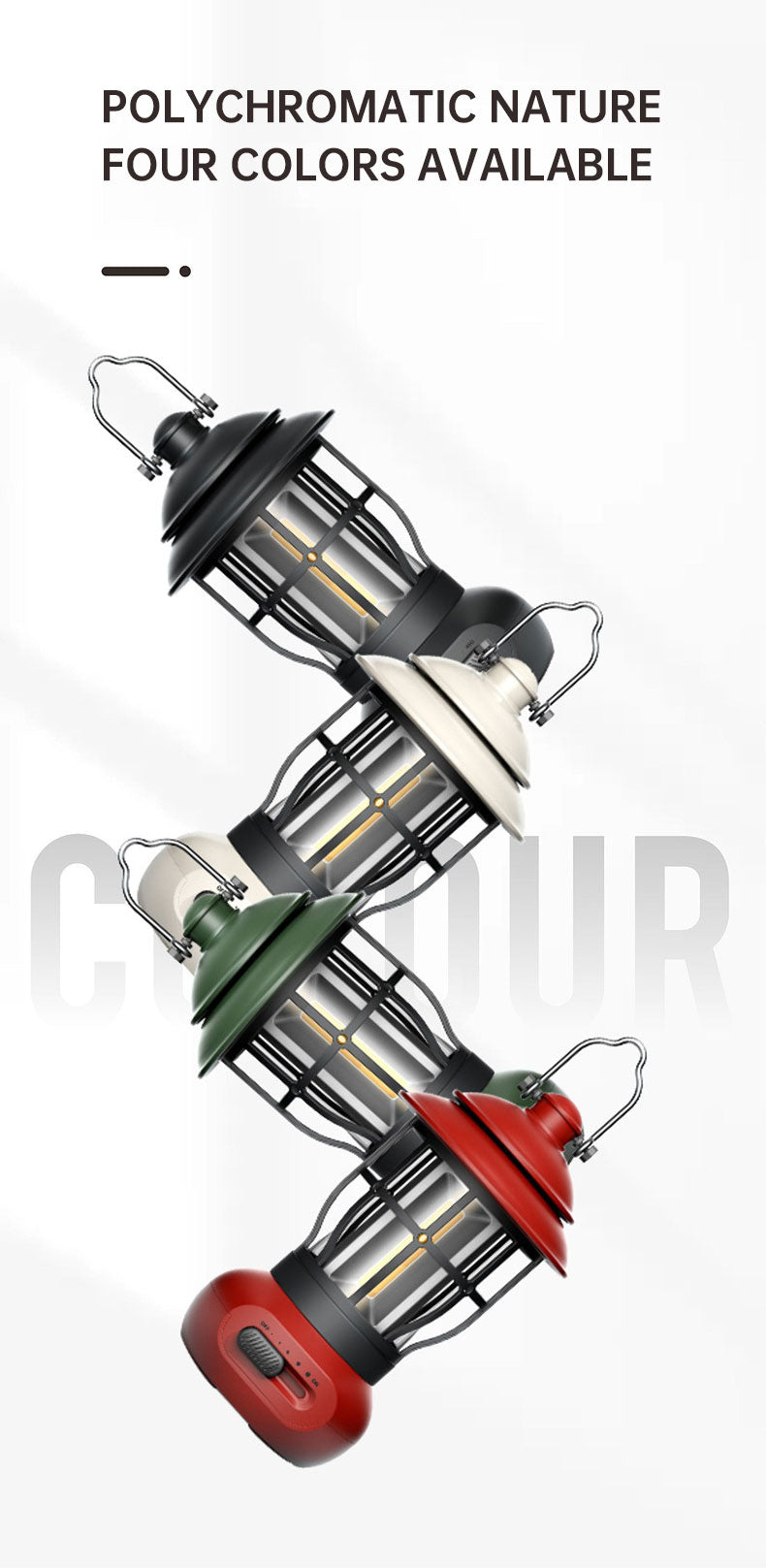 The Wayfarer Rechargeable Lantern: Modern Vintage, USB Charge, LED Camping Light