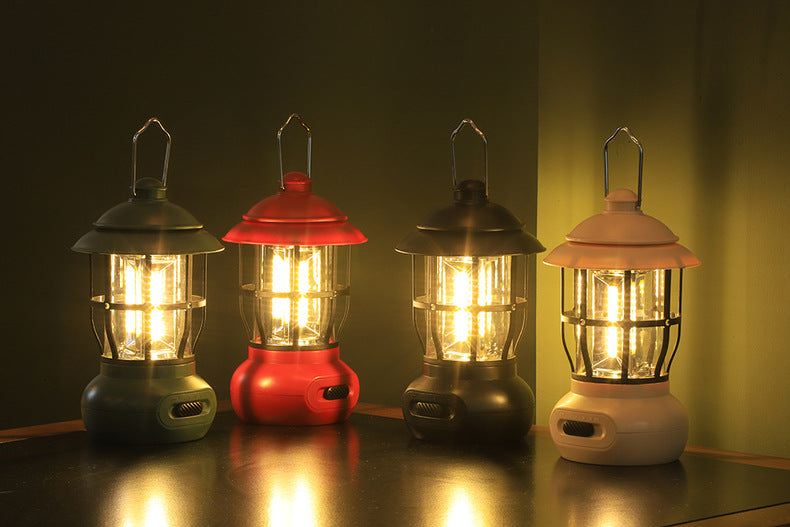 The Wayfarer Rechargeable Lantern: Modern Vintage, USB Charge, LED Camping Light