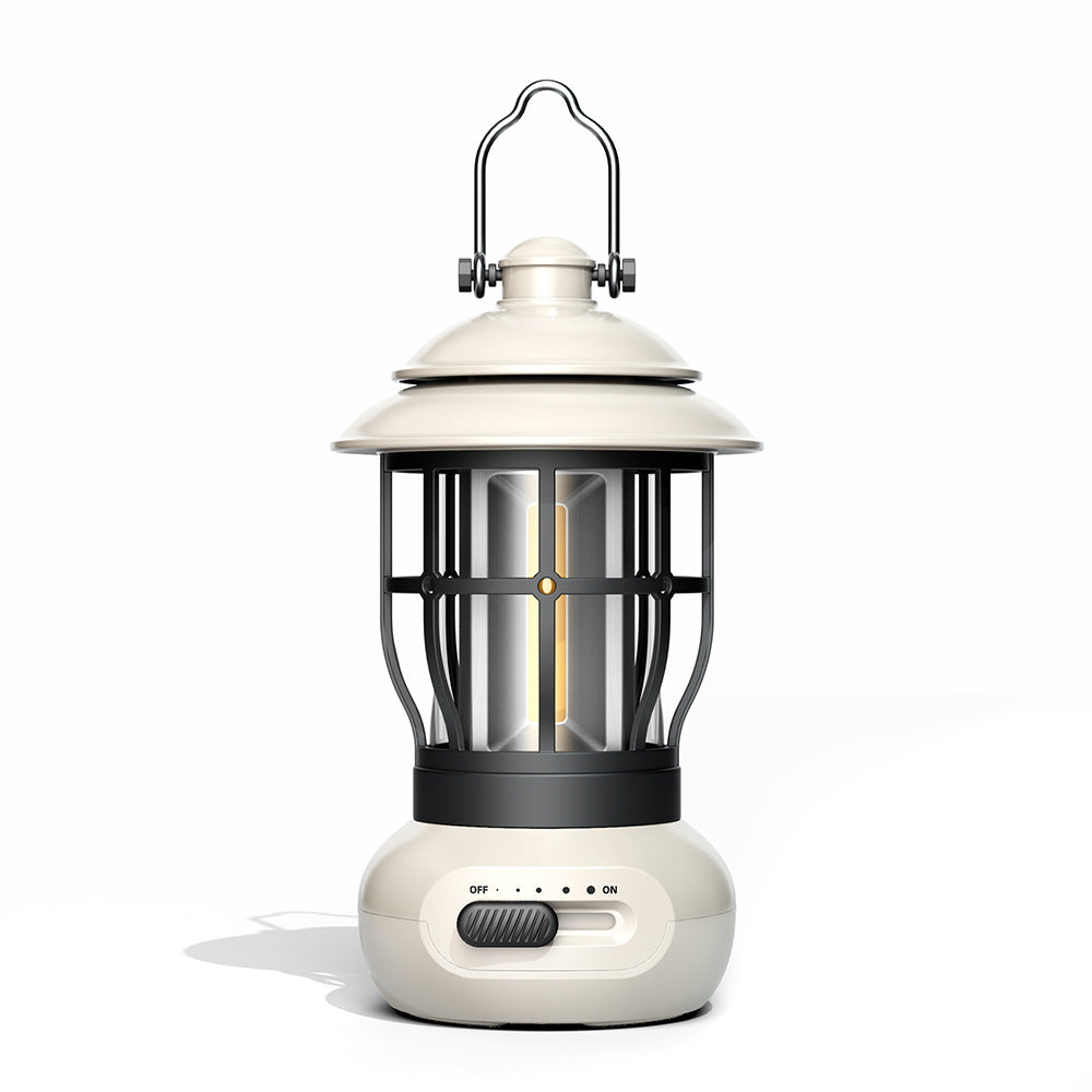 The Wayfarer Rechargeable Lantern: Modern Vintage, USB Charge, LED Camping Light