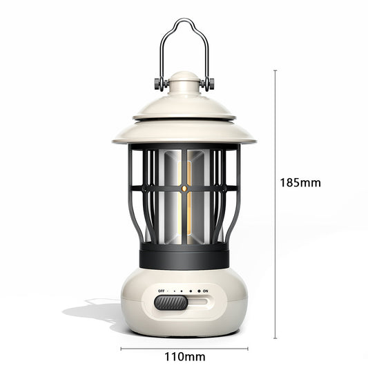 The Wayfarer Rechargeable Lantern: Modern Vintage, USB Charge, LED Camping Light