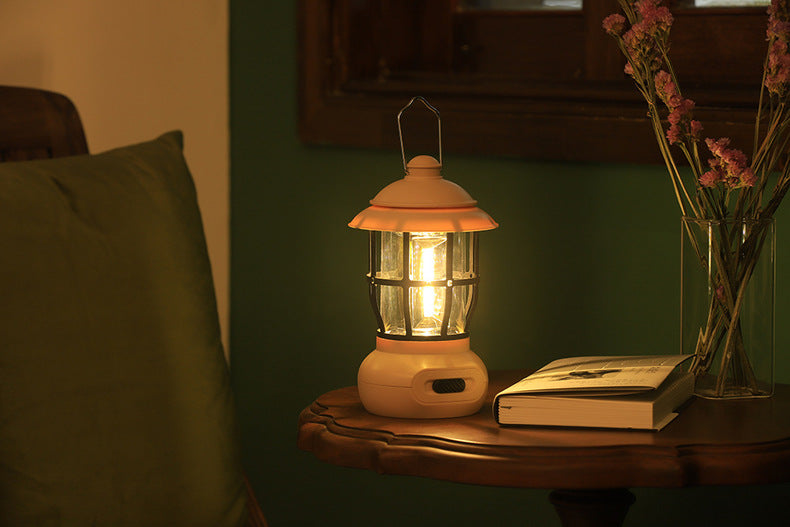 The Wayfarer Rechargeable Lantern: Modern Vintage, USB Charge, LED Camping Light