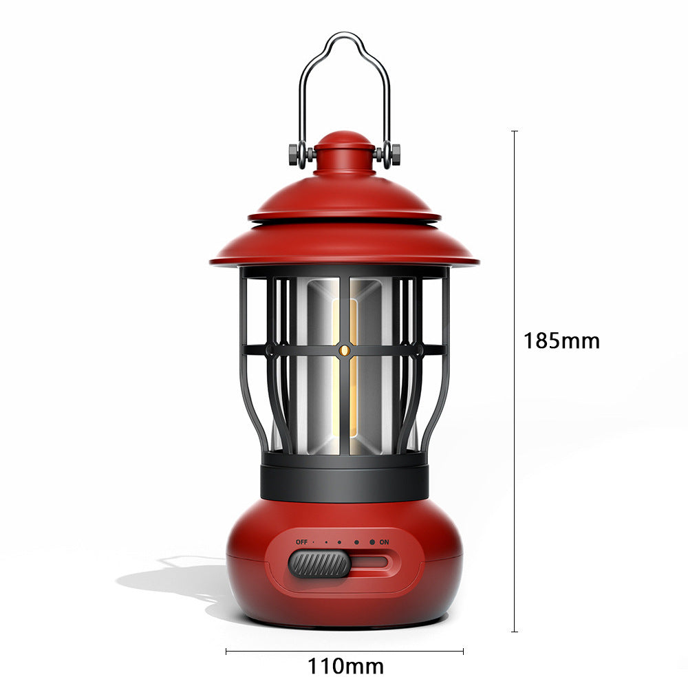 The Wayfarer Rechargeable Lantern: Modern Vintage, USB Charge, LED Camping Light