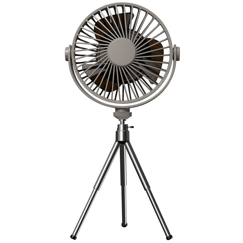 The Apex Tri-Pod Fan: Portable Camping Fan with LED Light, Remote Control, Removable Legs, & Overhead Hanging Option
