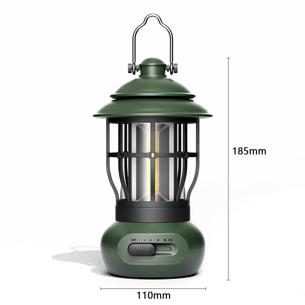 The Wayfarer Rechargeable Lantern: Modern Vintage, USB Charge, LED Camping Light