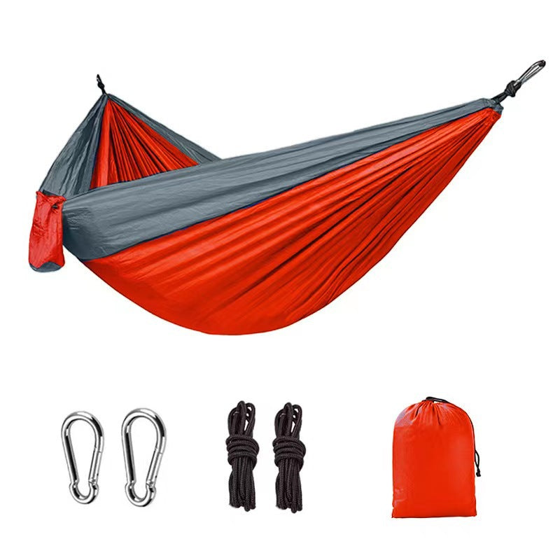 The Ridge-Line Hammock: Lightweight, Colorful, Double Wide Parachute Camping Hammock