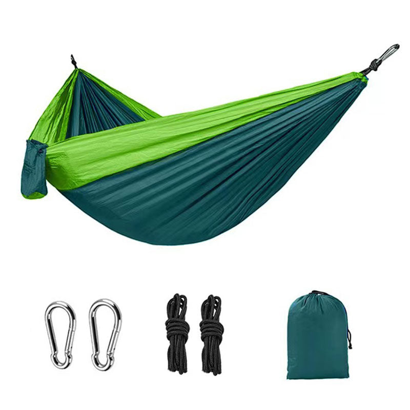 The Ridge-Line Hammock: Lightweight, Colorful, Double Wide Parachute Camping Hammock