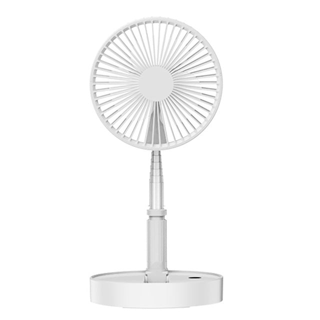 The Stowaway Rechargeable Folding Fan (7200mAh): 3-in-1 Adjustable Telescopic Desk & Camp Fan