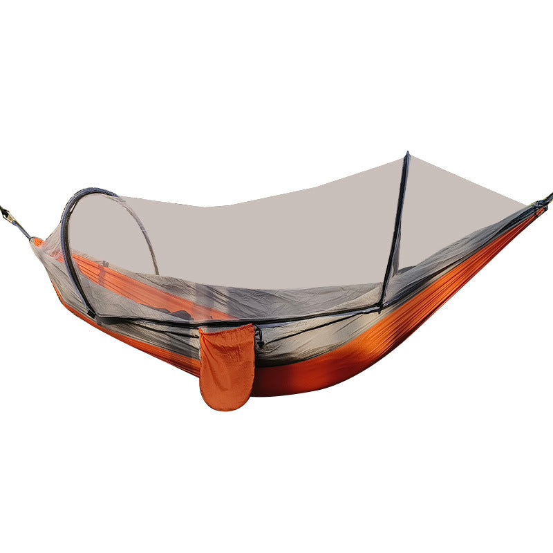 The Canopy-Shield Hammock with Mosquito Net: Quick-Open Protective Camping Hammock