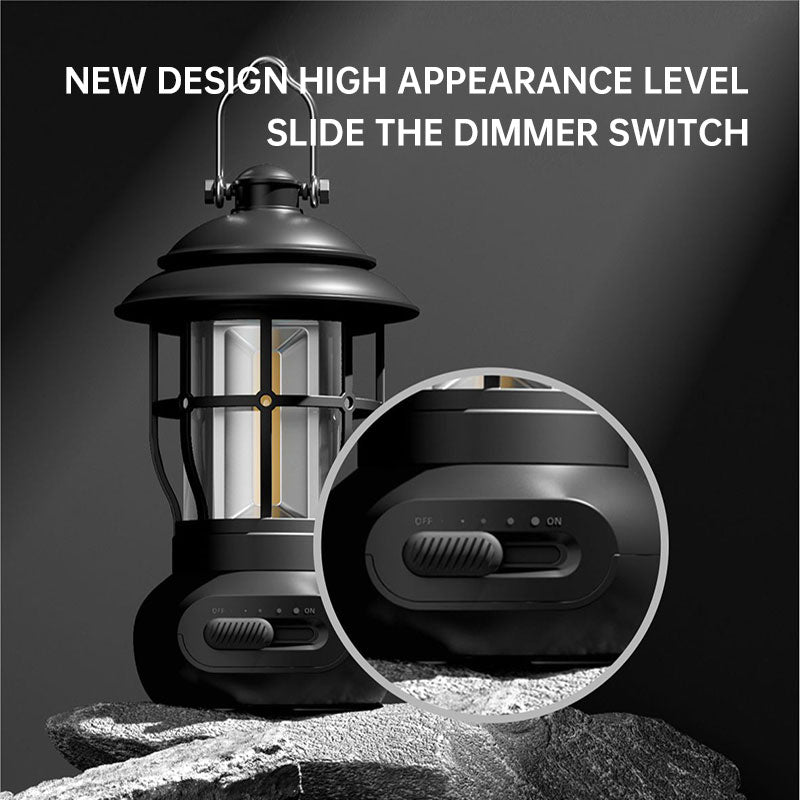 The Wayfarer Rechargeable Lantern: Modern Vintage, USB Charge, LED Camping Light